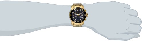 Buy Invicta Men's Pro Diver Chronograph 18k Gold Ion-Plated SS