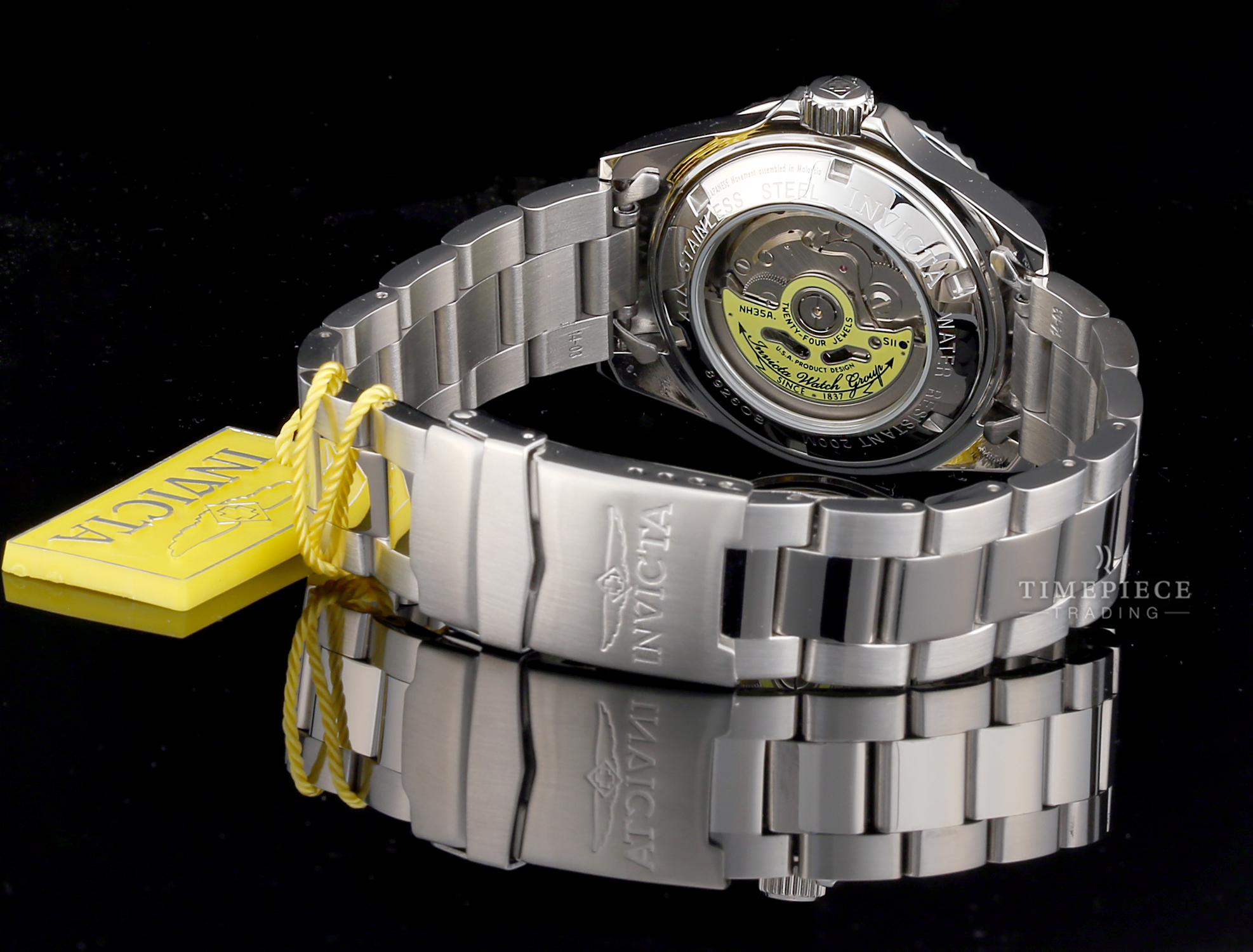 invicta men's pro diver stainless steel automatic watch