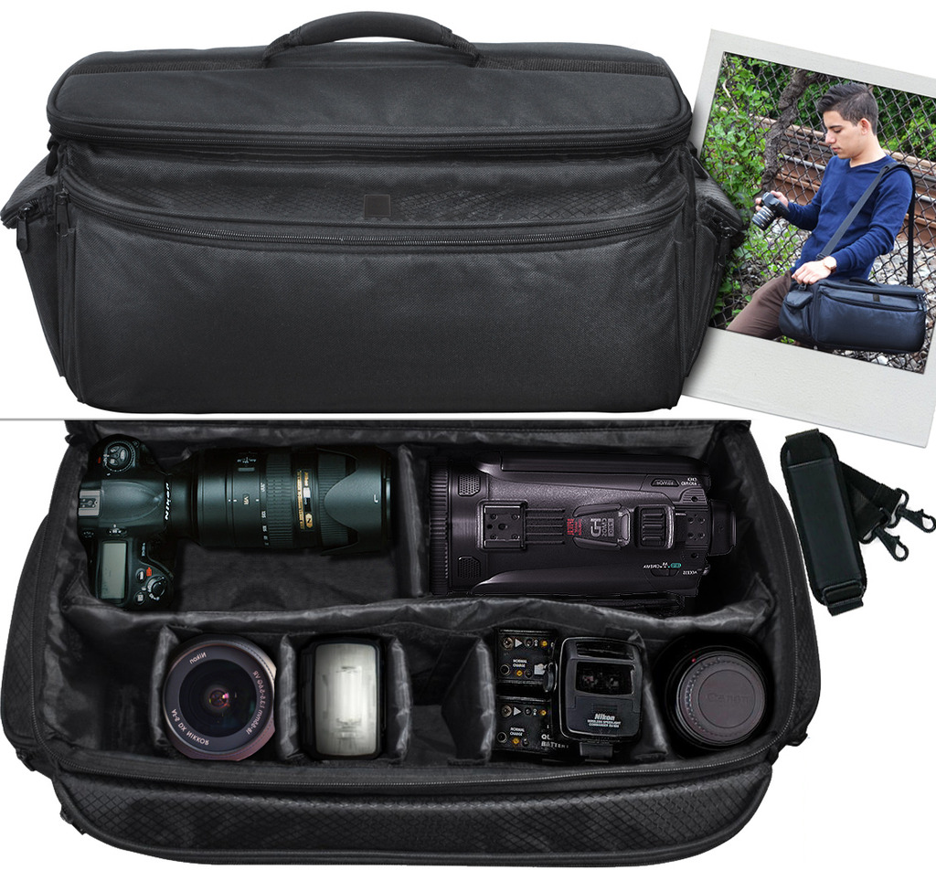 Details About Xl Camcorder Bag For Panasonic Hpx175 Af100a Hpx255