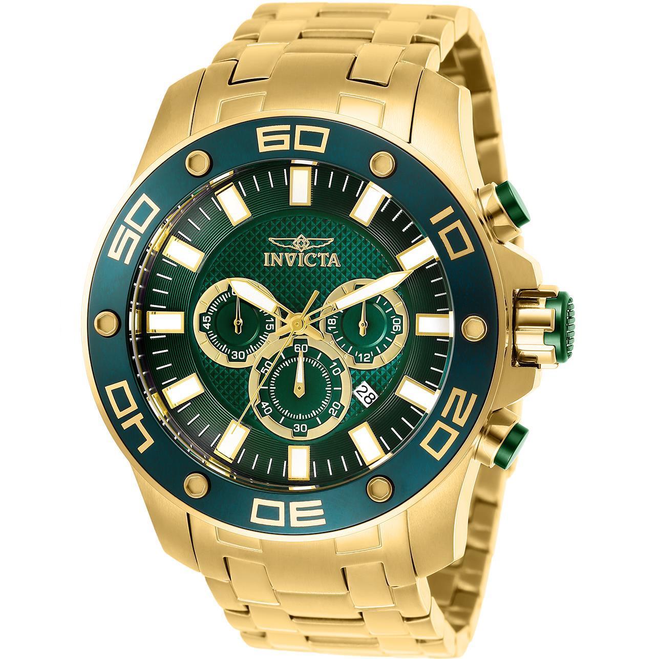 gold invicta pro diver